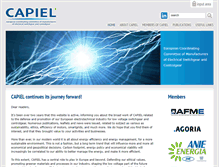 Tablet Screenshot of capiel.eu